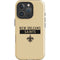 NFL New Orleans Saints Gold Performance Series iPhone 16 Pro Impact Case